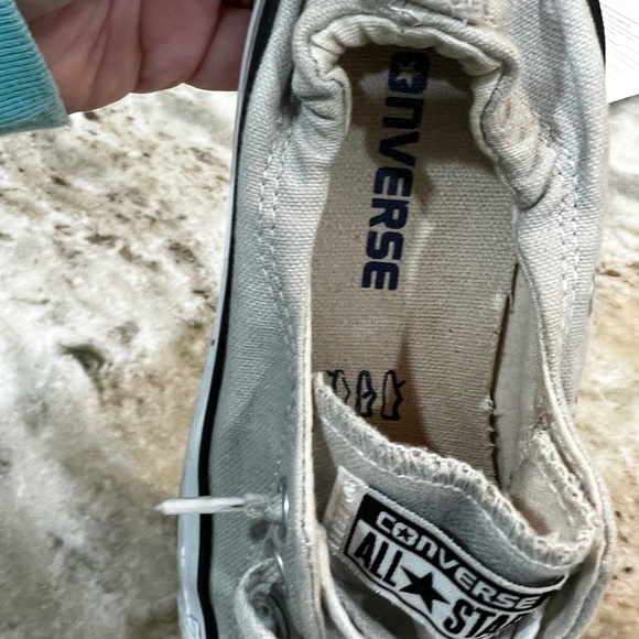 Converse shoes size 5, gray - Picture 3 of 5